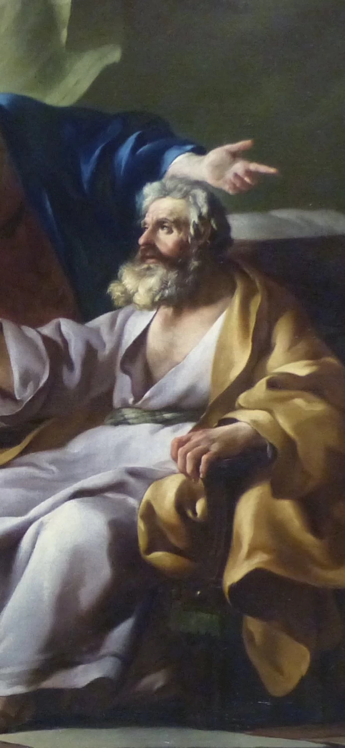 Agar ad Abramo con Sara - Museo Fabre, Montpellier, dettaglio